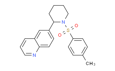 CAS No. 1355178-67-4, 6-(1-Tosylpiperidin-2-yl)quinoline