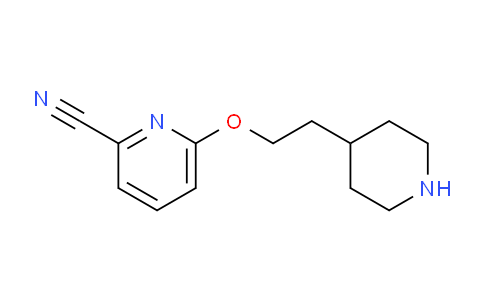 CAS No. 1706430-27-4, 6-(2-(Piperidin-4-yl)ethoxy)picolinonitrile