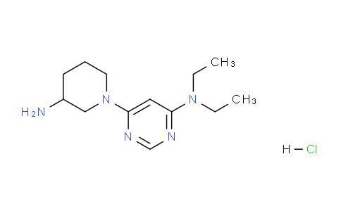 CAS No. 1185310-90-0, 6-(3-Aminopiperidin-1-yl)-N,N-diethylpyrimidin-4-amine hydrochloride