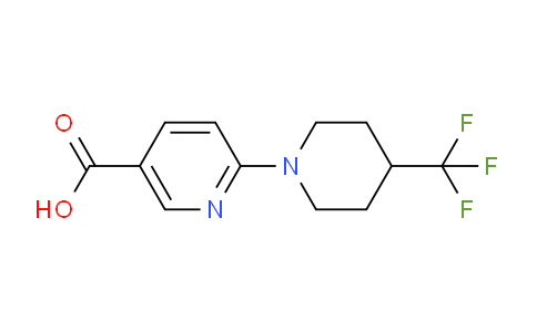 CAS No. 1033463-36-3, 6-(4-(Trifluoromethyl)piperidin-1-yl)nicotinic acid