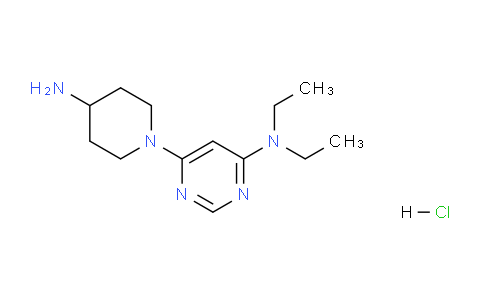 CAS No. 1185310-82-0, 6-(4-Aminopiperidin-1-yl)-N,N-diethylpyrimidin-4-amine hydrochloride