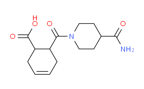CAS No. 625412-94-4, 6-(4-Carbamoylpiperidine-1-carbonyl)cyclohex-3-enecarboxylic acid