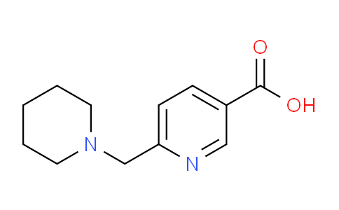 CAS No. 1211515-94-4, 6-(Piperidin-1-ylmethyl)nicotinic acid