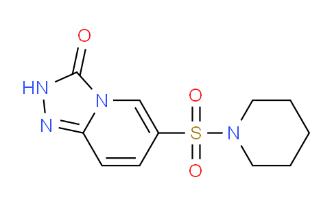CAS No. 1291842-42-6, 6-(Piperidin-1-ylsulfonyl)-[1,2,4]triazolo[4,3-a]pyridin-3(2H)-one