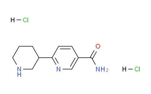 CAS No. 1361112-64-2, 6-(Piperidin-3-yl)nicotinamide dihydrochloride