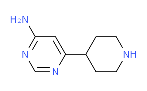 CAS No. 1545673-46-8, 6-(Piperidin-4-yl)pyrimidin-4-amine