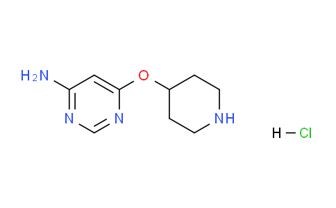 CAS No. 1353955-14-2, 6-(Piperidin-4-yloxy)pyrimidin-4-amine hydrochloride