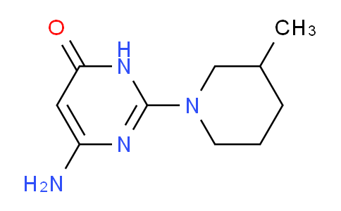 CAS No. 1020243-95-1, 6-Amino-2-(3-methylpiperidin-1-yl)pyrimidin-4(3H)-one