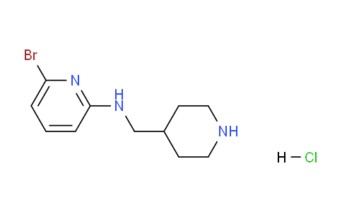 CAS No. 1185315-42-7, 6-Bromo-N-(piperidin-4-ylmethyl)pyridin-2-amine hydrochloride