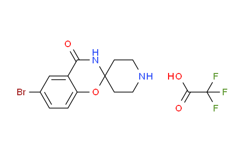 CAS No. 691868-46-9, 6-Bromospiro[benzo[e][1,3]oxazine-2,4'-piperidin]-4(3H)-one 2,2,2-trifluoroacetate