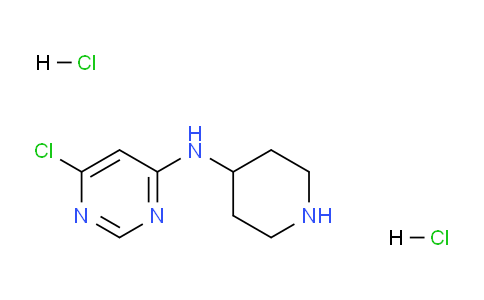 CAS No. 1713163-36-0, 6-Chloro-N-(piperidin-4-yl)pyrimidin-4-amine dihydrochloride