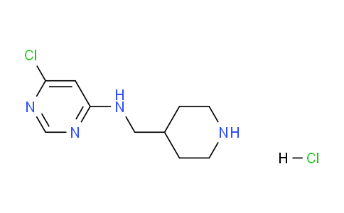 CAS No. 1185311-52-7, 6-Chloro-N-(piperidin-4-ylmethyl)pyrimidin-4-amine hydrochloride