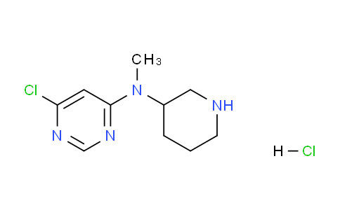 CAS No. 1261230-55-0, 6-Chloro-N-methyl-N-(piperidin-3-yl)pyrimidin-4-amine hydrochloride