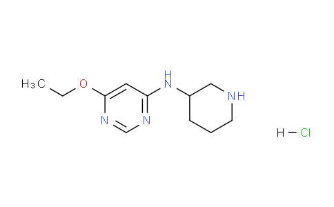 CAS No. 1353984-36-7, 6-Ethoxy-N-(piperidin-3-yl)pyrimidin-4-amine hydrochloride
