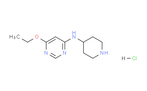 CAS No. 1353984-91-4, 6-Ethoxy-N-(piperidin-4-yl)pyrimidin-4-amine hydrochloride