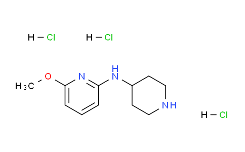 CAS No. 1713164-07-8, 6-Methoxy-N-(piperidin-4-yl)pyridin-2-amine trihydrochloride