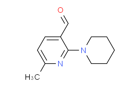 CAS No. 1706449-73-1, 6-Methyl-2-(piperidin-1-yl)nicotinaldehyde