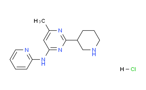 CAS No. 1361113-60-1, 6-Methyl-2-(piperidin-3-yl)-N-(pyridin-2-yl)pyrimidin-4-amine hydrochloride