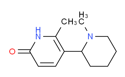 CAS No. 1352524-44-7, 6-Methyl-5-(1-methylpiperidin-2-yl)pyridin-2(1H)-one