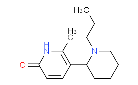 CAS No. 1352504-24-5, 6-Methyl-5-(1-propylpiperidin-2-yl)pyridin-2(1H)-one