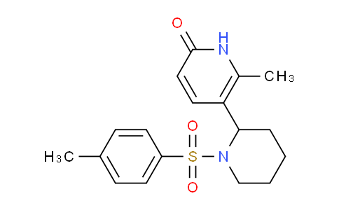 CAS No. 1352521-47-1, 6-Methyl-5-(1-tosylpiperidin-2-yl)pyridin-2(1H)-one