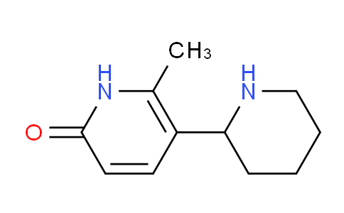 CAS No. 1270357-88-4, 6-Methyl-5-(piperidin-2-yl)pyridin-2(1H)-one
