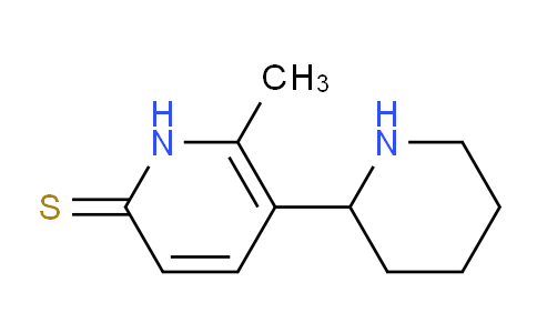 CAS No. 1352511-41-1, 6-Methyl-5-(piperidin-2-yl)pyridine-2(1H)-thione