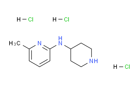 CAS No. 1707361-85-0, 6-Methyl-N-(piperidin-4-yl)pyridin-2-amine trihydrochloride