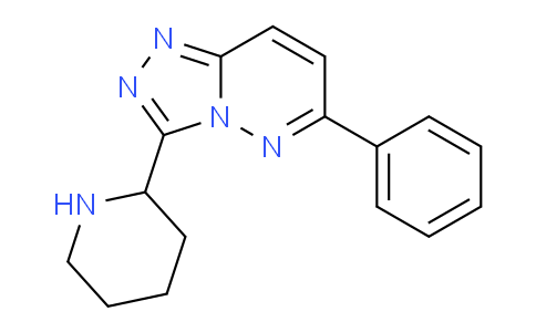 CAS No. 1706439-23-7, 6-Phenyl-3-(piperidin-2-yl)-[1,2,4]triazolo[4,3-b]pyridazine