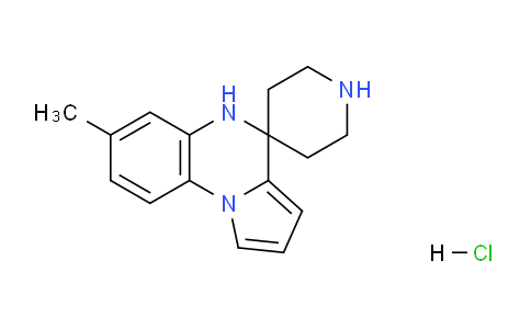 CAS No. 1242268-31-0, 7'-Methyl-5'H-spiro[piperidine-4,4'-pyrrolo[1,2-a]quinoxaline] hydrochloride
