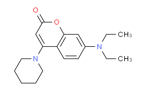 CAS No. 114145-41-4, 7-(Diethylamino)-4-(piperidin-1-yl)-2H-chromen-2-one
