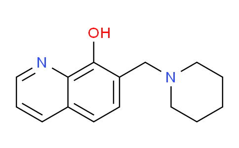 CAS No. 6632-09-3, 7-(Piperidin-1-ylmethyl)quinolin-8-ol