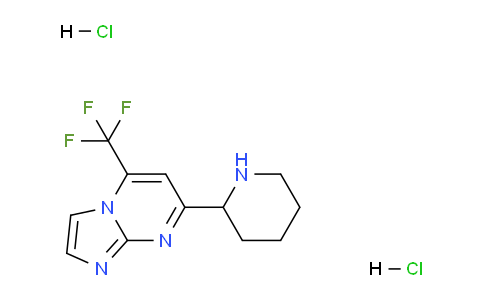 CAS No. 1361114-75-1, 7-(Piperidin-2-yl)-5-(trifluoromethyl)imidazo[1,2-a]pyrimidine dihydrochloride