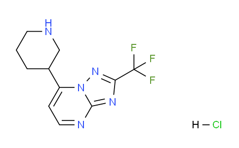 CAS No. 1185134-92-2, 7-(Piperidin-3-yl)-2-(trifluoromethyl)-[1,2,4]triazolo[1,5-a]pyrimidine hydrochloride