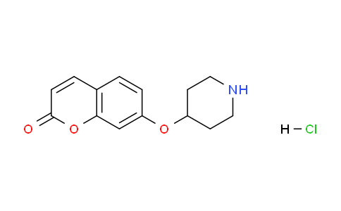 CAS No. 1185124-26-8, 7-(Piperidin-4-yloxy)-2H-chromen-2-one hydrochloride