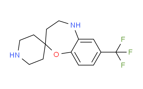 CAS No. 1956332-84-5, 7-(Trifluoromethyl)-4,5-dihydro-3H-spiro[benzo[b][1,4]oxazepine-2,4'-piperidine]