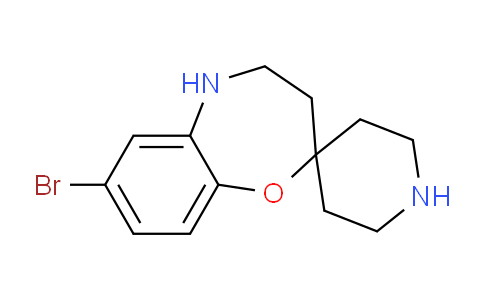 CAS No. 1956319-39-3, 7-Bromo-4,5-dihydro-3H-spiro[benzo[b][1,4]oxazepine-2,4'-piperidine]