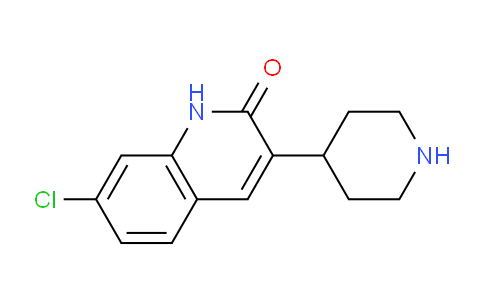 CAS No. 885654-36-4, 7-Chloro-3-(piperidin-4-yl)quinolin-2(1H)-one