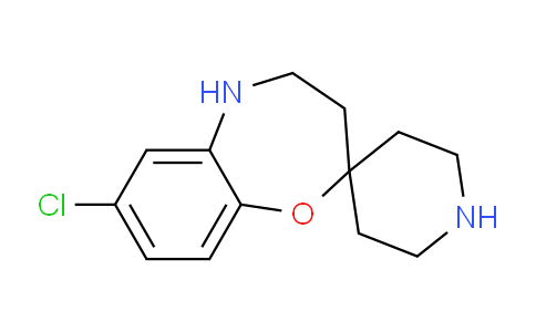 CAS No. 1956371-86-0, 7-Chloro-4,5-dihydro-3H-spiro[benzo[b][1,4]oxazepine-2,4'-piperidine]