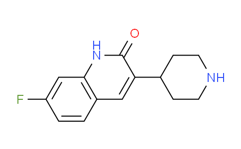 CAS No. 885654-35-3, 7-Fluoro-3-(piperidin-4-yl)quinolin-2(1H)-one