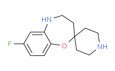 CAS No. 1956331-89-7, 7-Fluoro-4,5-dihydro-3H-spiro[benzo[b][1,4]oxazepine-2,4'-piperidine]