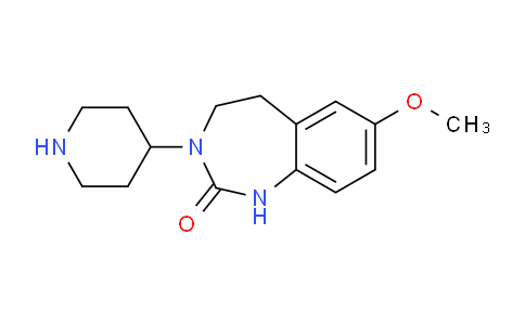 CAS No. 291509-79-0, 7-Methoxy-3-(piperidin-4-yl)-4,5-dihydro-1H-benzo[d][1,3]diazepin-2(3H)-one