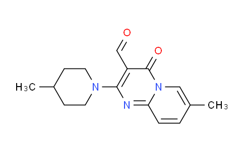 CAS No. 433325-87-2, 7-Methyl-2-(4-methylpiperidin-1-yl)-4-oxo-4H-pyrido[1,2-a]pyrimidine-3-carbaldehyde