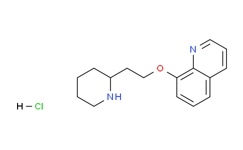 CAS No. 1220032-24-5, 8-(2-(Piperidin-2-yl)ethoxy)quinoline hydrochloride