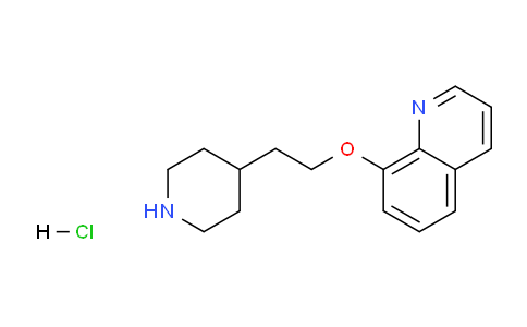 CAS No. 1219982-66-7, 8-(2-(Piperidin-4-yl)ethoxy)quinoline hydrochloride