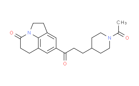 CAS No. 215040-77-0, 8-(3-(1-Acetylpiperidin-4-yl)propanoyl)-5,6-dihydro-1H-pyrrolo[3,2,1-ij]quinolin-4(2H)-one