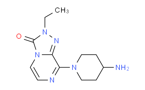 CAS No. 1708288-88-3, 8-(4-Aminopiperidin-1-yl)-2-ethyl-[1,2,4]triazolo[4,3-a]pyrazin-3(2H)-one