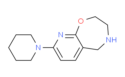 CAS No. 956431-60-0, 8-(Piperidin-1-yl)-2,3,4,5-tetrahydropyrido[3,2-f][1,4]oxazepine