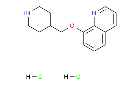CAS No. 1185298-73-0, 8-(Piperidin-4-ylmethoxy)quinoline dihydrochloride