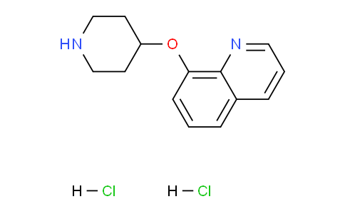 CAS No. 1185297-61-3, 8-(Piperidin-4-yloxy)quinoline dihydrochloride